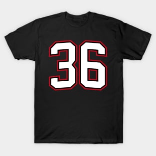 Number Thirty Six 36 T-Shirt